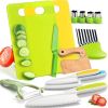 13 Pieces Montessori Kitchen Toys for Toddlers-Kids Cooking Sets Real-Toddler Toys Set for Real Cooking with Plastic Children Safe Knives Crinkle Cutt