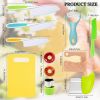 11 Pieces Wooden Kids Kitchen Knife Kids Kitchen Set